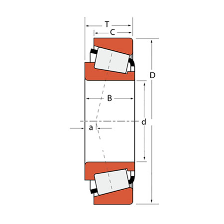 Bearing structure diagram