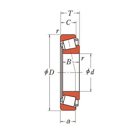 Bearing structure diagram
