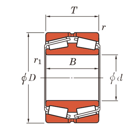 Bearing structure diagram